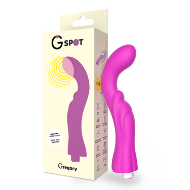 Vibratore ricaricabile G-Spot con 10 modalità di vibrazione e silicone medicale